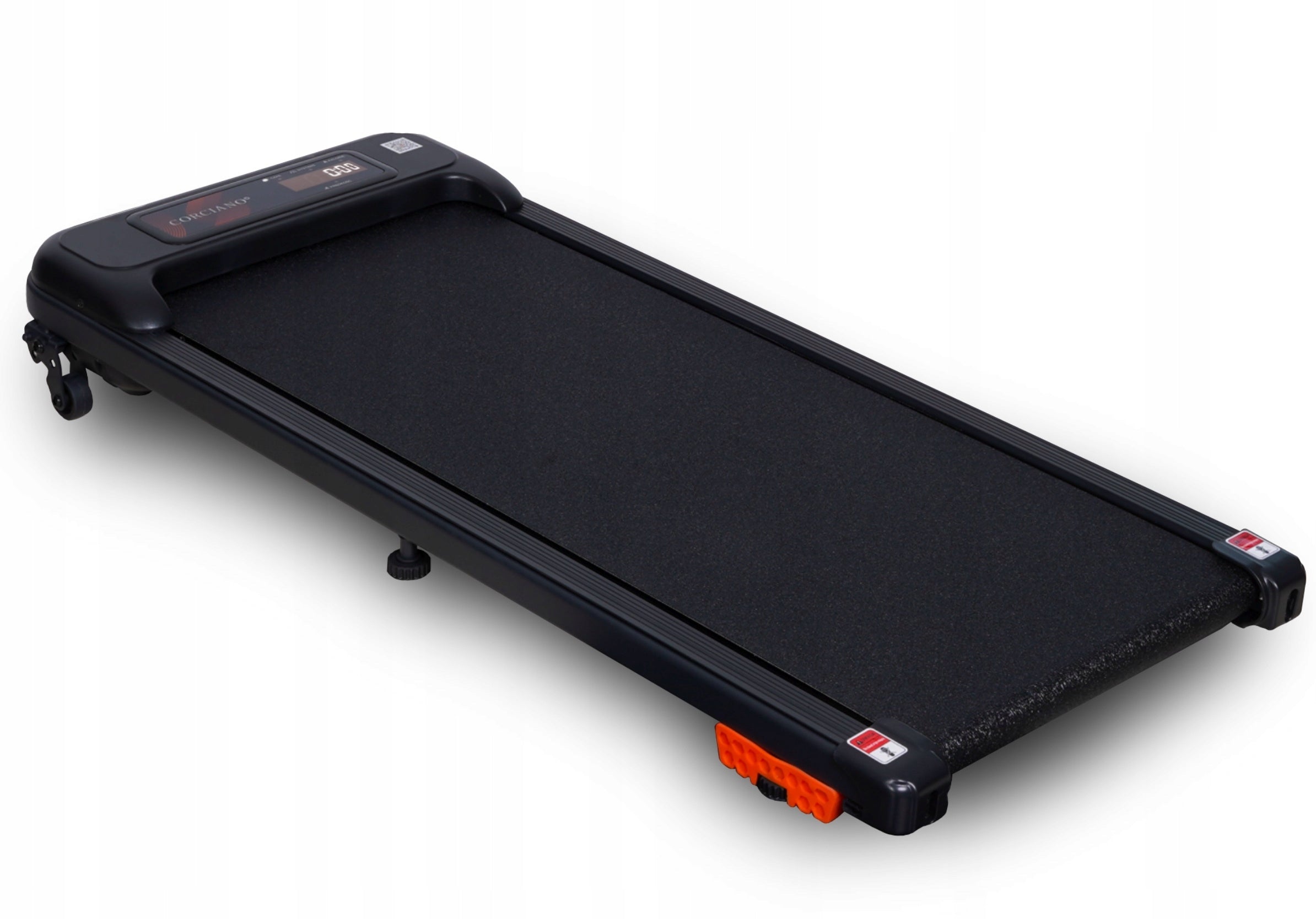 Treadmill Electric Home Tavo Corciano Walkingpad under bed 120kg 3HP Measurements training duration distance speed burned calories