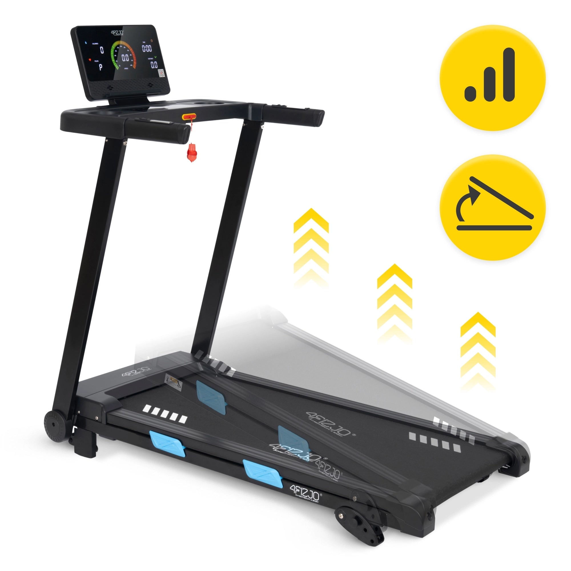 Treadmill Electric Home Training Application Fast up to 16 km/h Kind electric