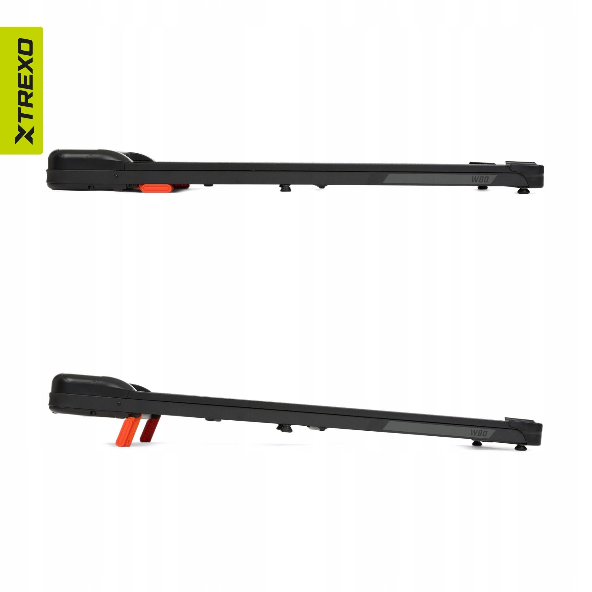 Treadmill XTREXO Walking Pad W80 black OS QUIET 1-6 KM/H LIGHT 18 KG Maximum user weight 90 kg