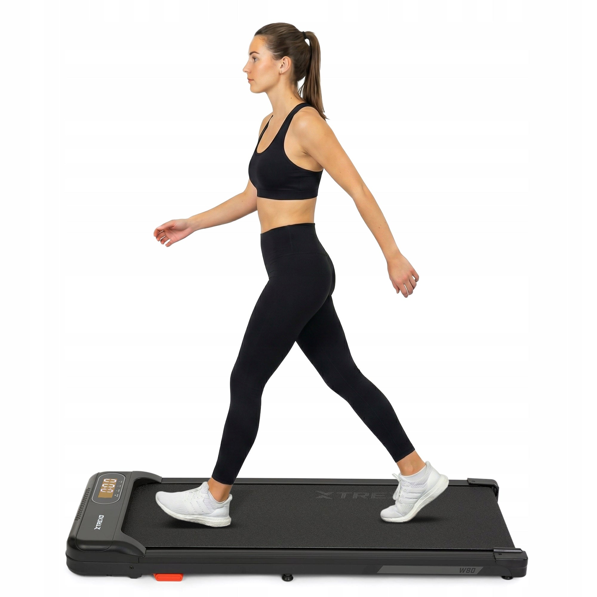 Treadmill XTREXO Walking Pad W80 black OS QUIET 1-6 KM/H LIGHT 18 KG