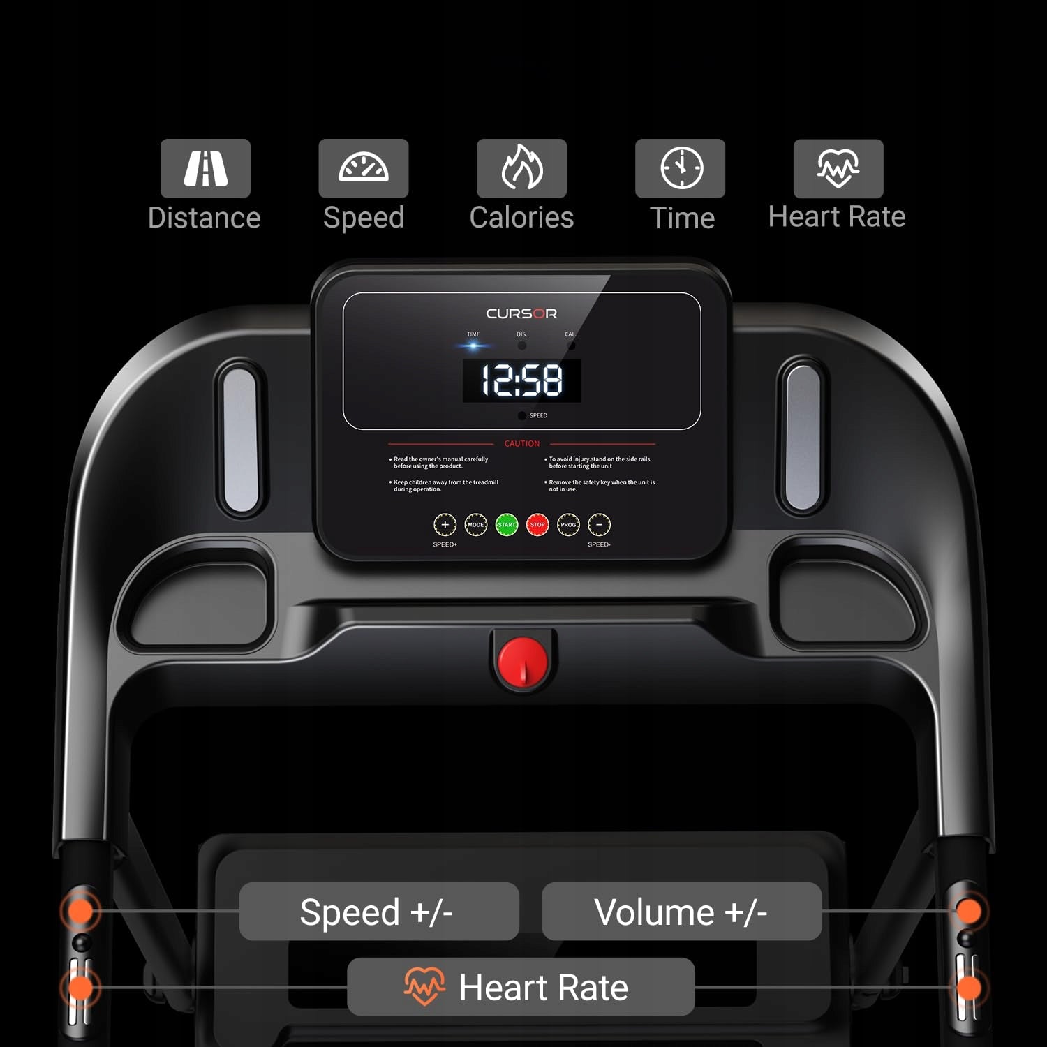 Treadmill for home use, 12 programs, max. load 136 kg, 14 km/h EAN (GTIN) 8581502570205