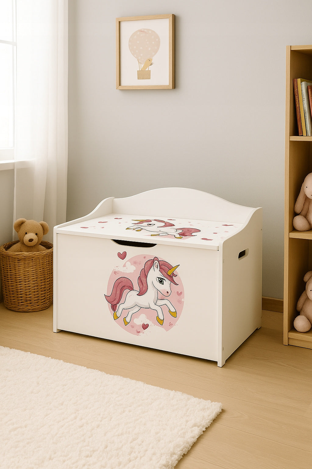 Treasure Chest XL Toy Chest/Bench Table, Safe Cover 72l Packaging status original