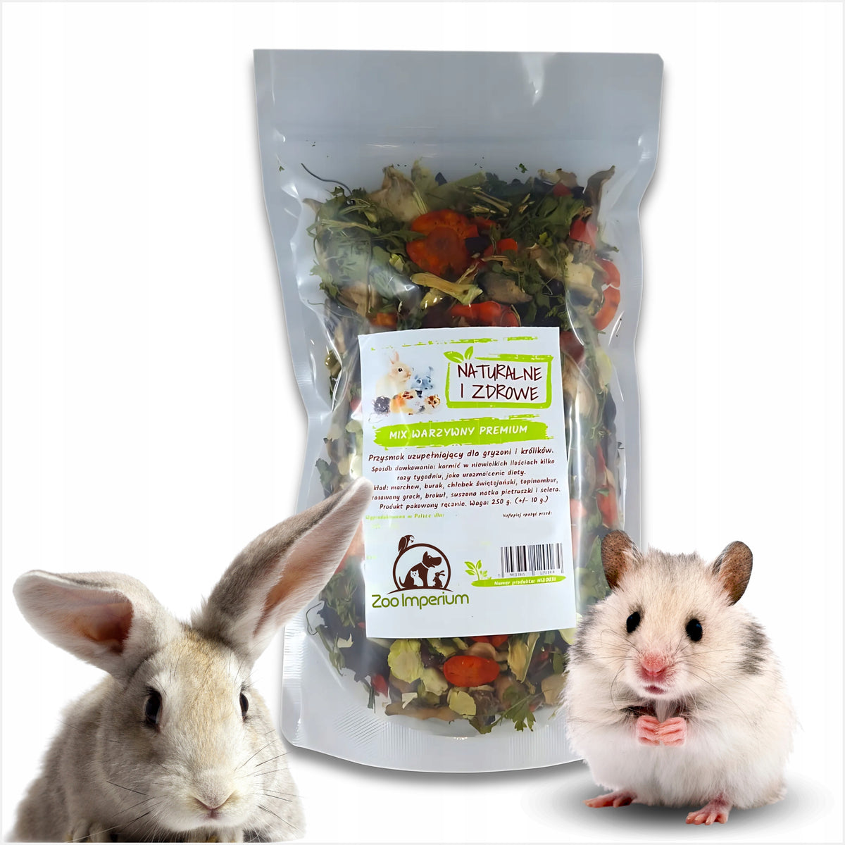 Treat Treats for Rodent Rabbits Natural and Healthy Mix Vegetables 250 g
