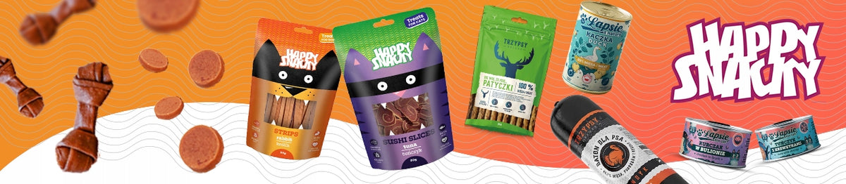 Treat for Dog Teether Smoked Stick Rabbit 13cm Happy Snacky Packaging status original