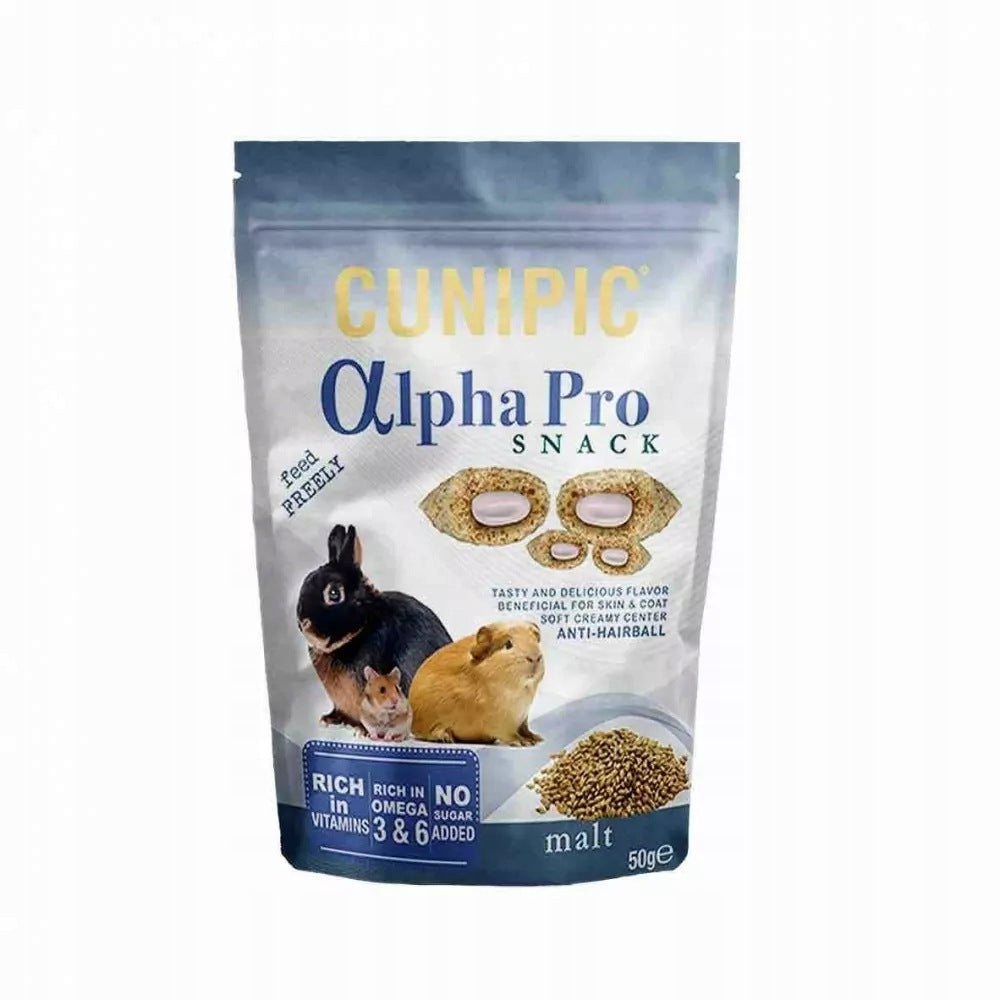 Treat for rodents CUNIPIC ALPHA PRO SNACK MALT 50g