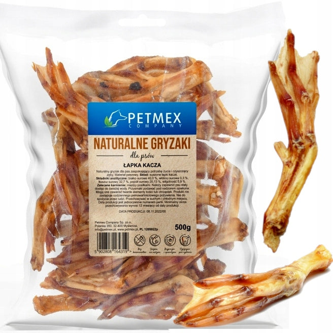 Treat, natural teether for dog Paws, Paws Ducks Petmex 500g