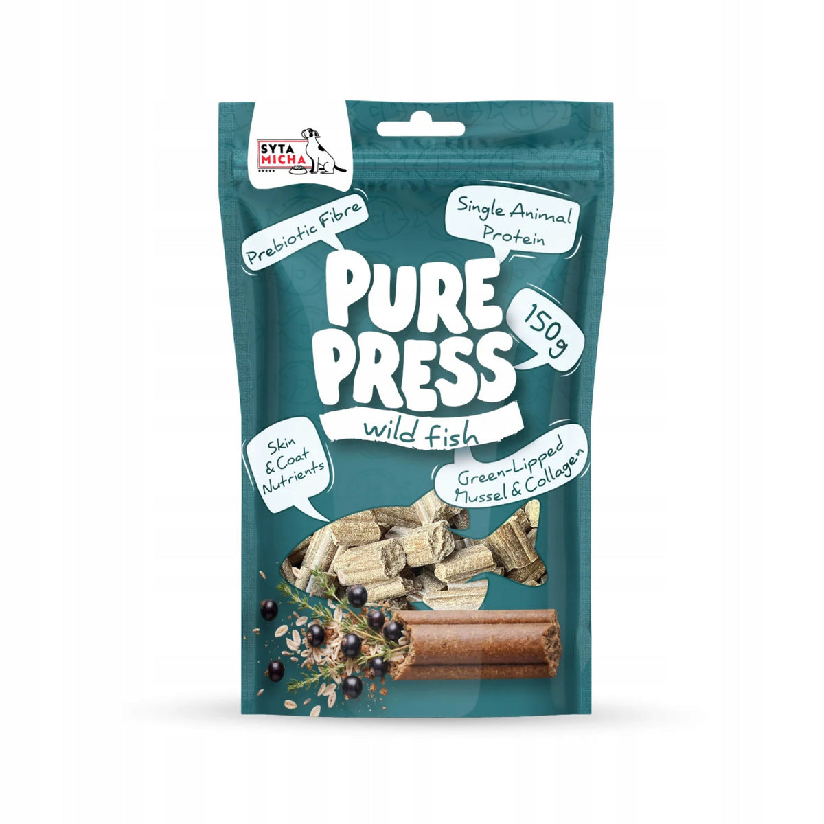 Treats Syta Micha PURE PRESS Wild fish wild fish 150g