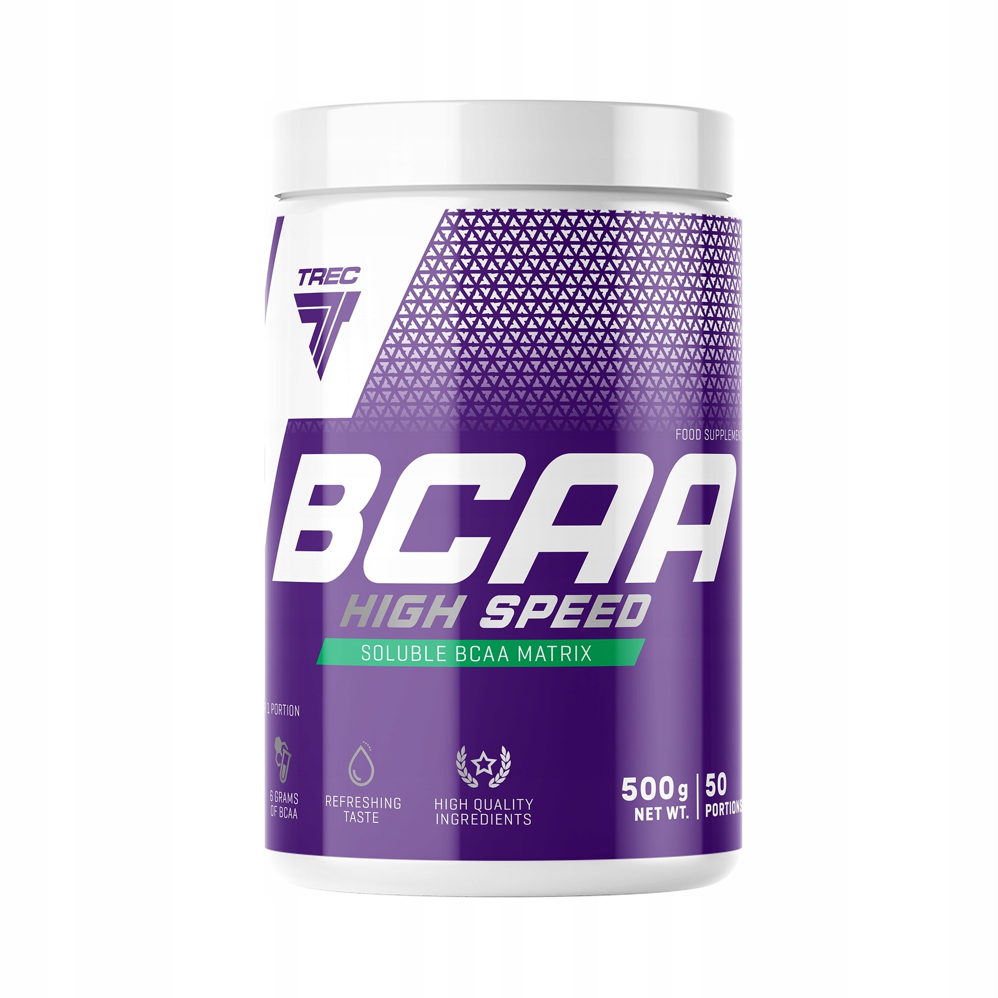 Trec BCAA High Speed AMINO BCAA REGENERATION AMINO ACIDS L-leucine|500g Packaging status original