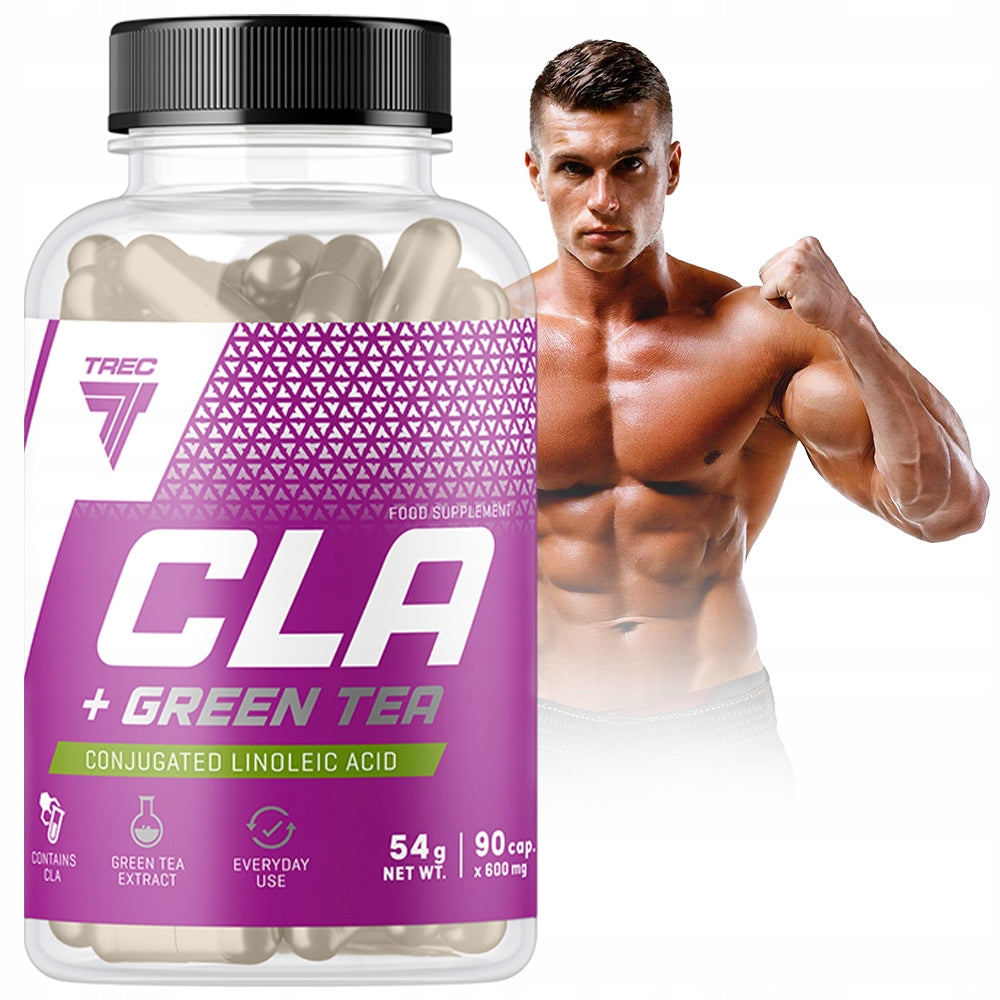 Trec CLA + GREEN TEA 90 kaps NATURAL HEALTHY SLIMMING FAT BURNER