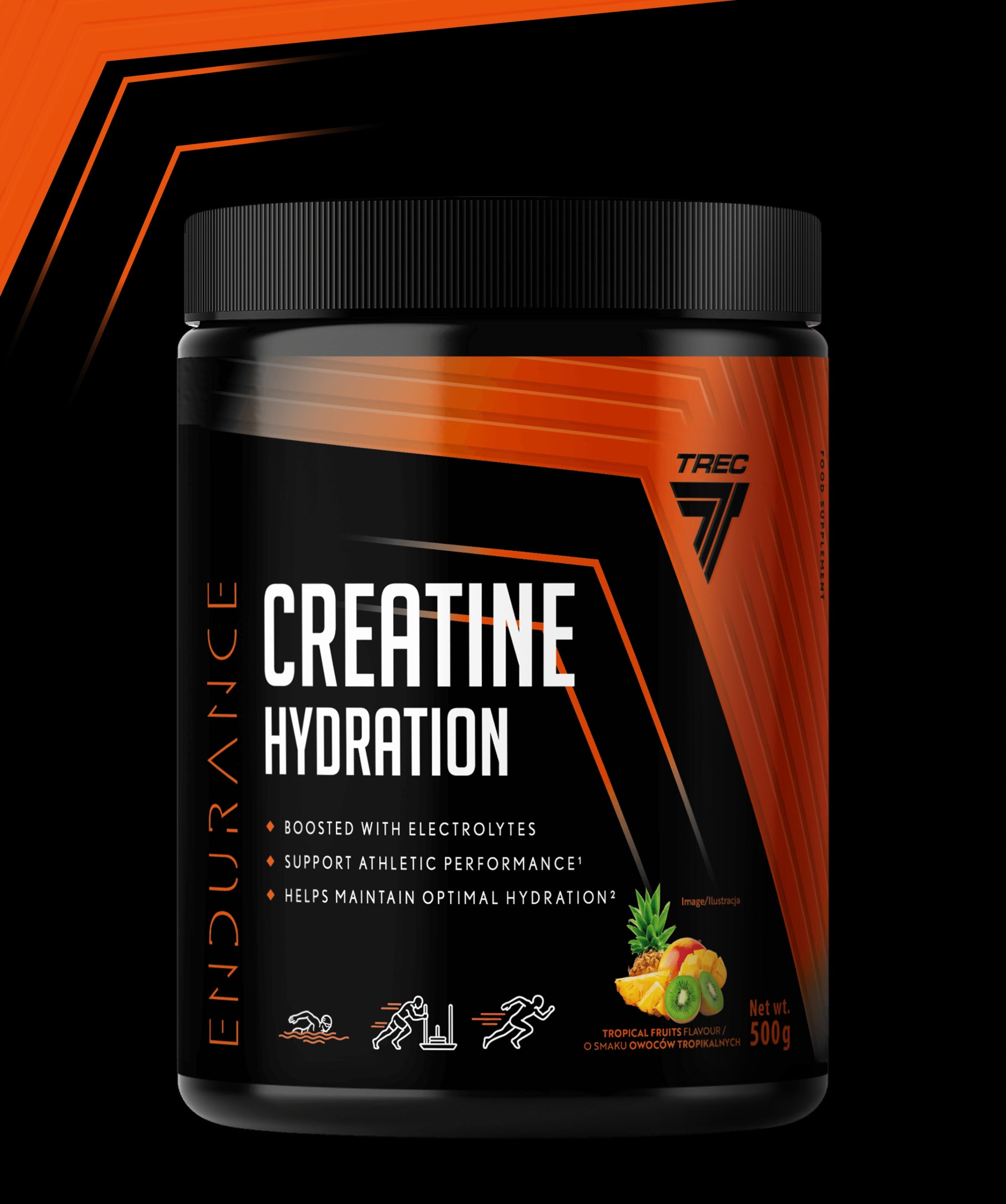 Trec CREATINE HYDRATION MONOHYDRATE CREATINE ELECTROLYTES Powder|500 g Packaging status original