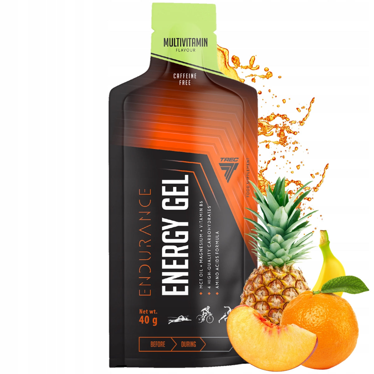Trec Energy Gel Endurance Multivitamin 40 g Energy Gel without Caffeine