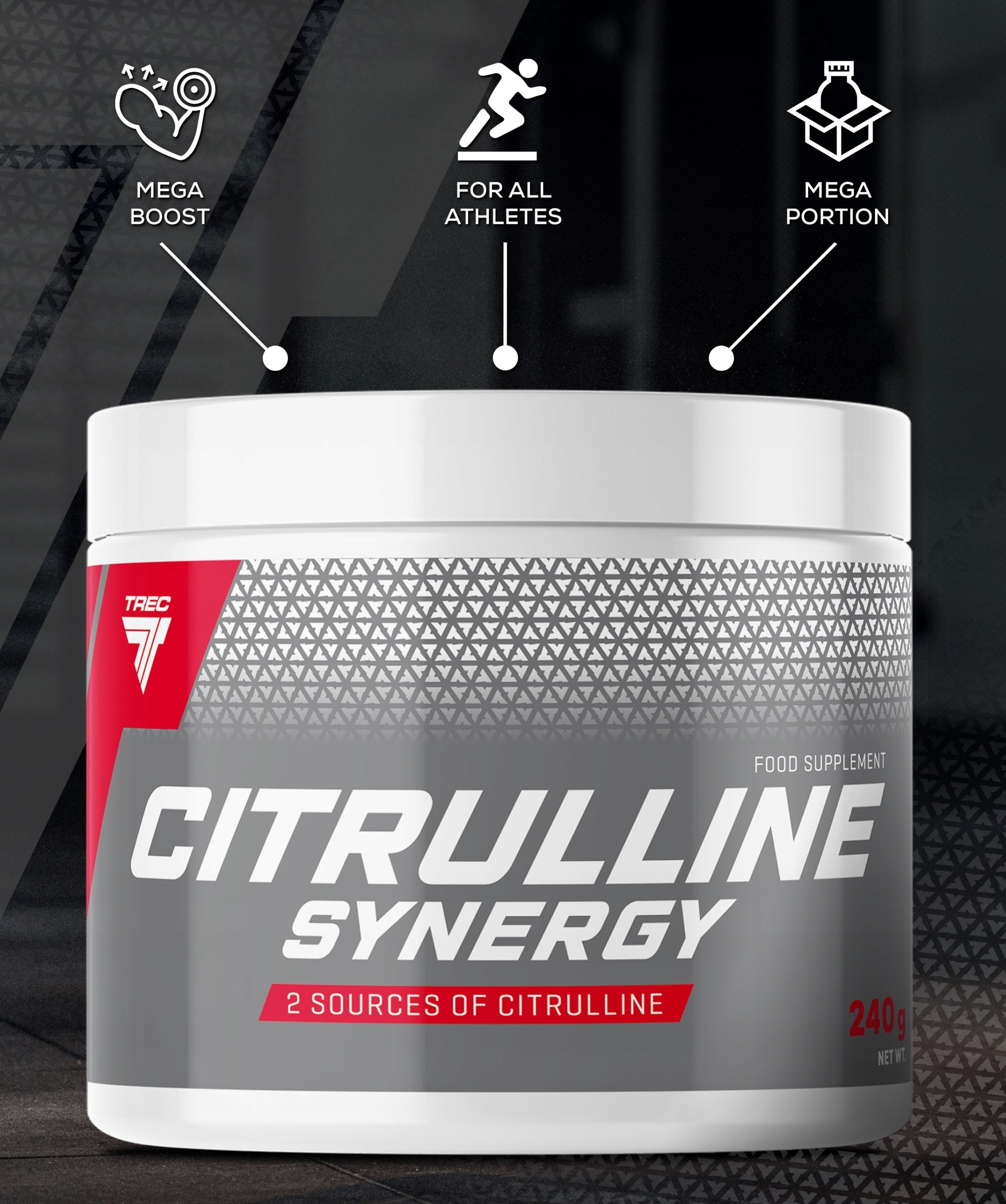 Trec L-Citrulline Pre-workout CITRULLINE SYNERGY 80 servings Expiration date at least six months from the date of purchase