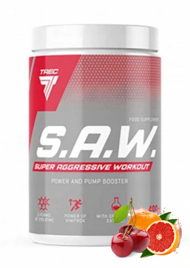 Trec Nutrition SAW Cherry-grapefruit Pre-Workout Conditioner 400 g