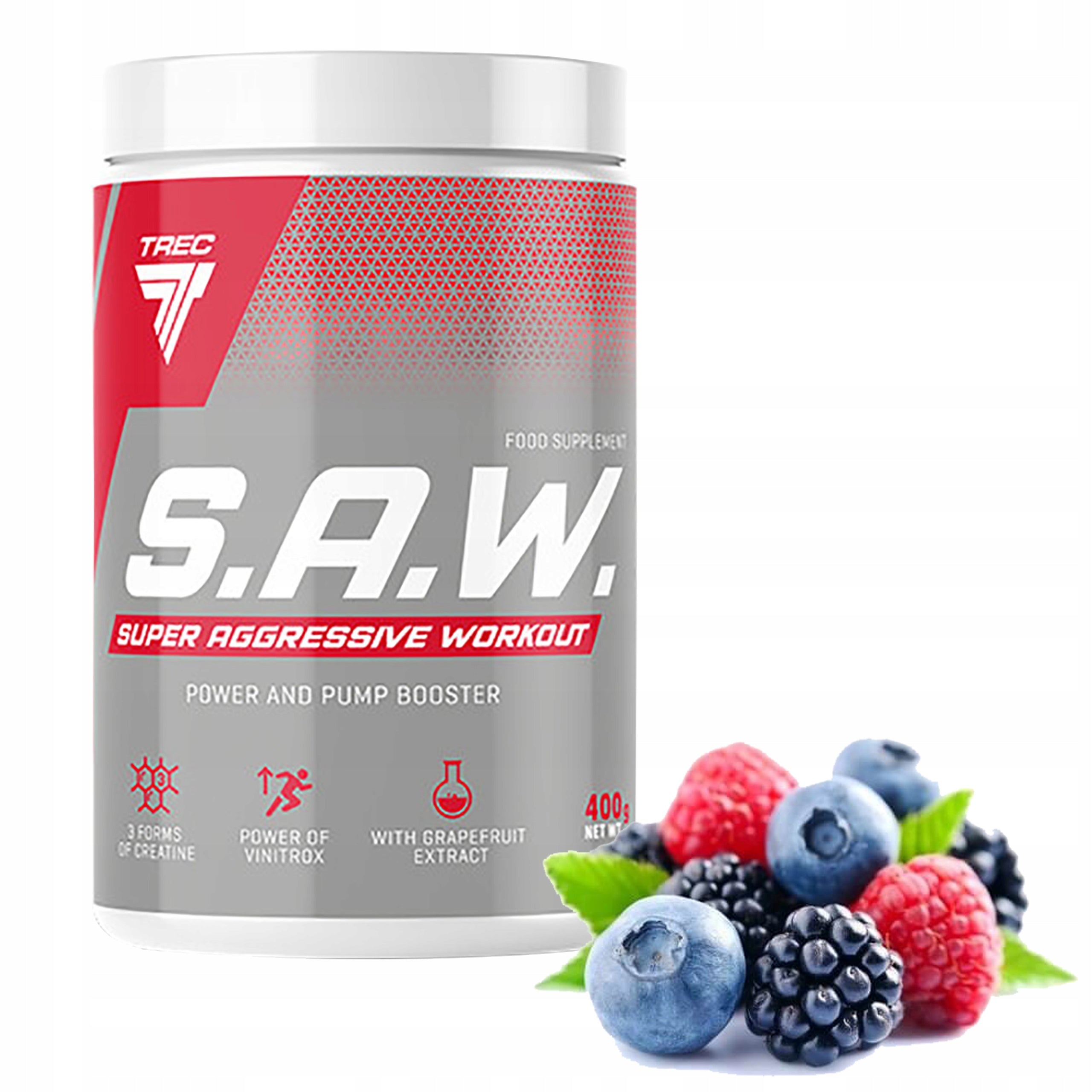 Trec Nutrition SAW Forest Fruit Pre-Workout Conditioner 400 g