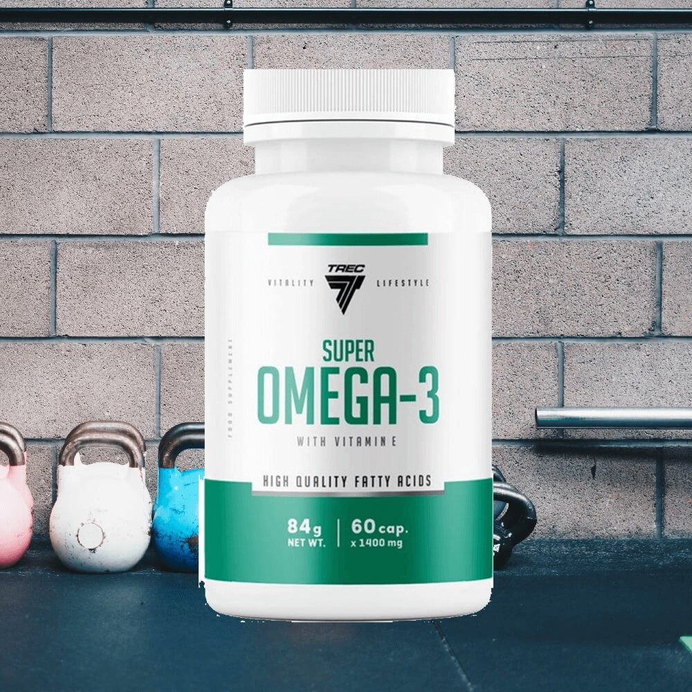 Trec Nutrition Super Omega-3 (60 Caps) Unflavoured Expiration date at least 3 months from the date of purchase