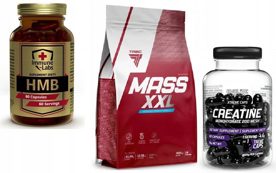 Trec SUPPLEMENT NUTRIENT SET for slim HIT+ diet and training for MASS
