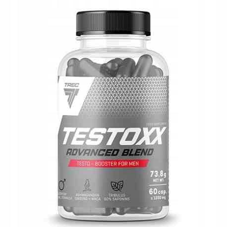 Trec Testoxx 60 kaps GINSENG TRIBULUS MACA ZINC TESTOSTERONE BOOSTER EAN (GTIN) 5902114040611