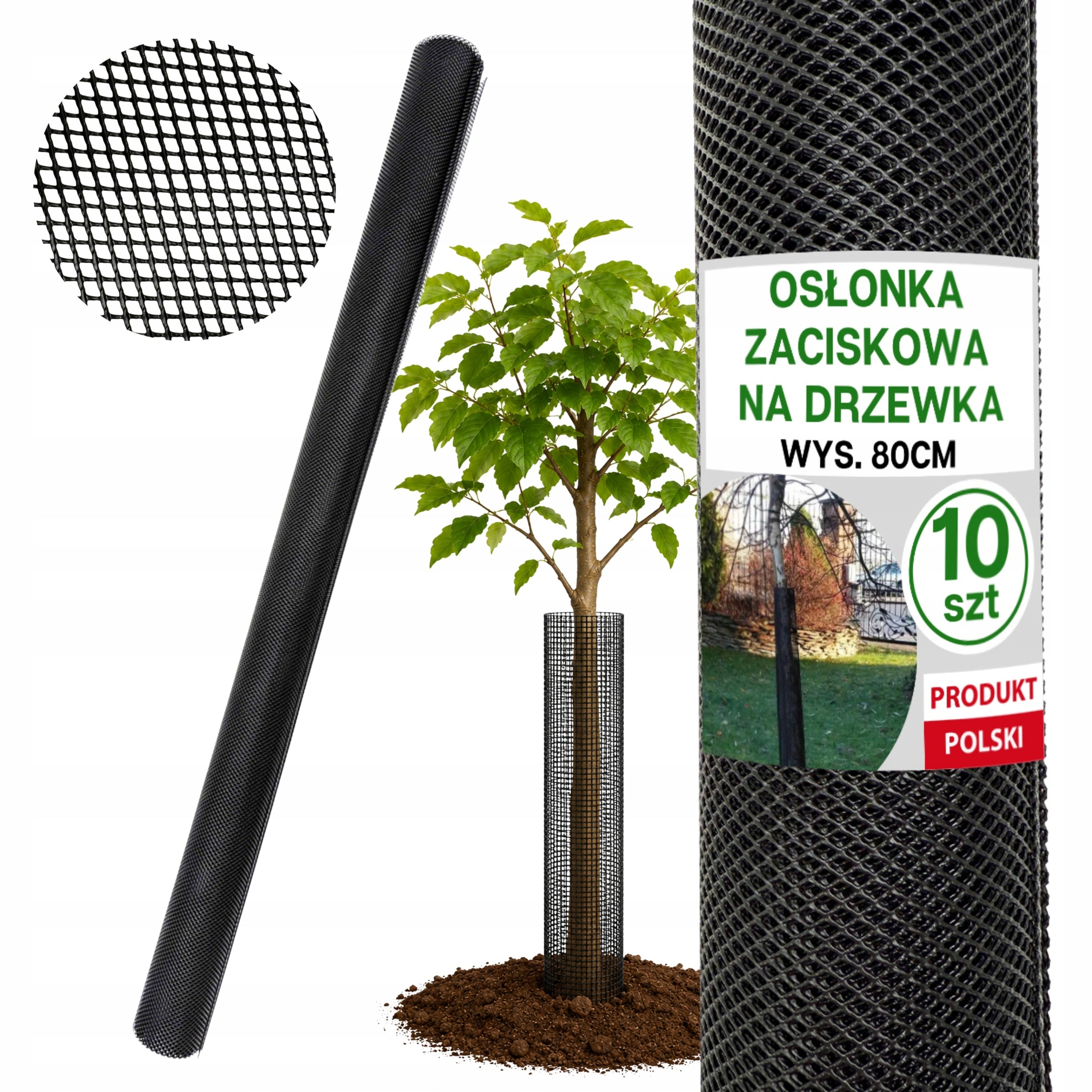 Tree Cover 10 Pcs 80cm Protective Mesh Trees Protecting Trunks
