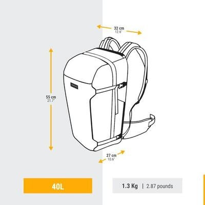 Trekking backpack Forclaz Travel 500 40 litres Organizer Brand Forclaz