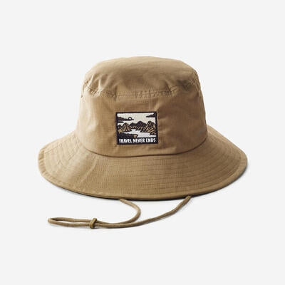Trekking hat Forclaz Travel MT100 Anti-UV Color brown