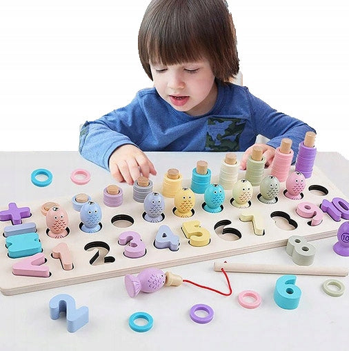 Lerntafel Montessori-Ziffernholz, 62d 