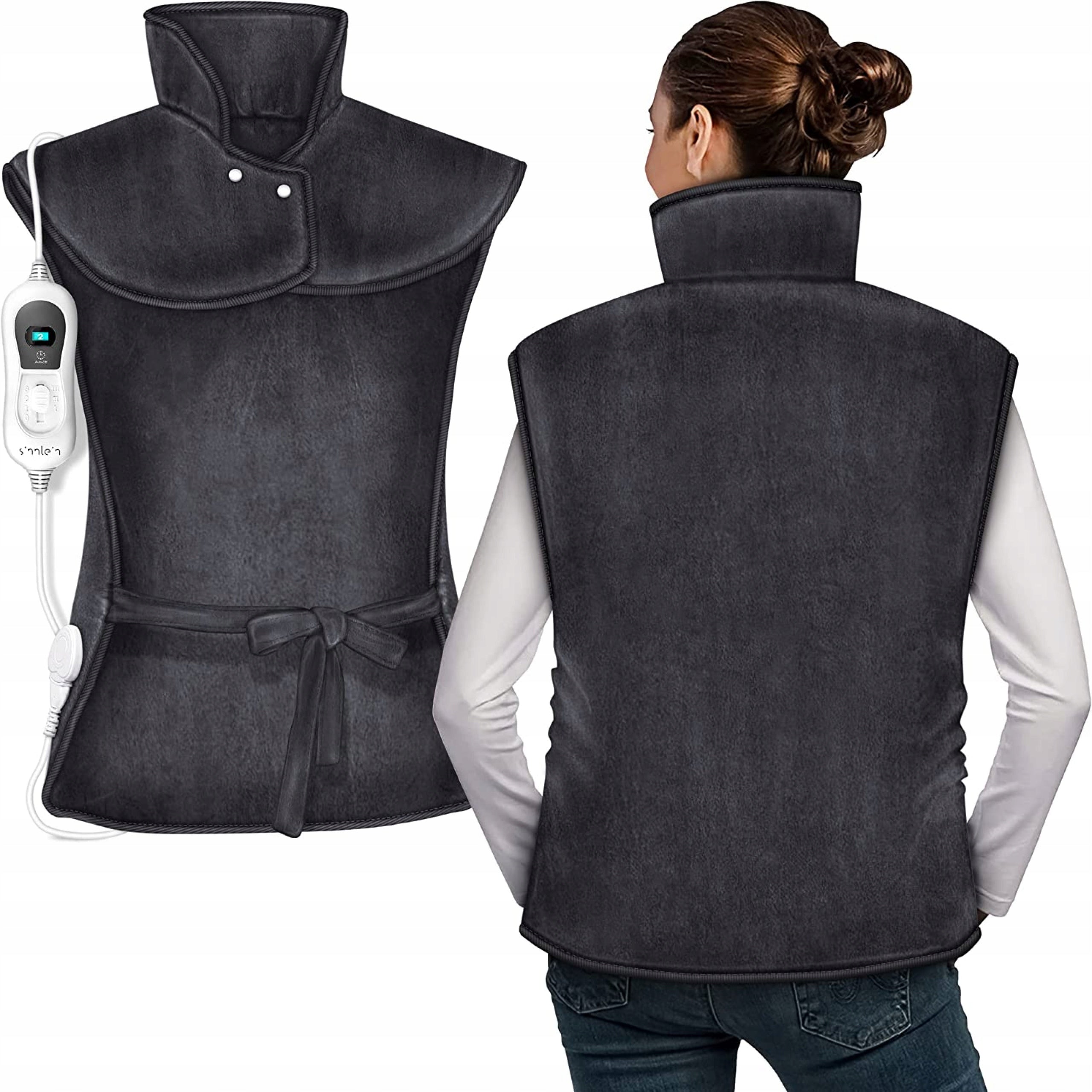 Tresko Electric heating blanket for back and neck Dark grey