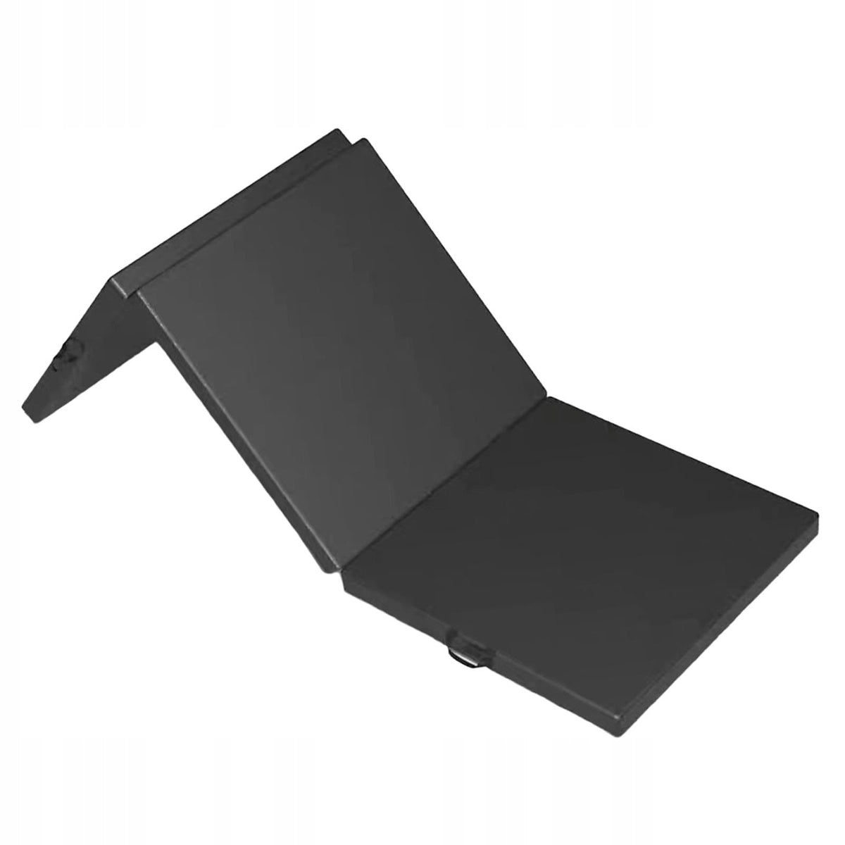 Tri Fold Exercise Mat, Gymnastics Mat, Easy to Store, 6 Inch Yoga Black