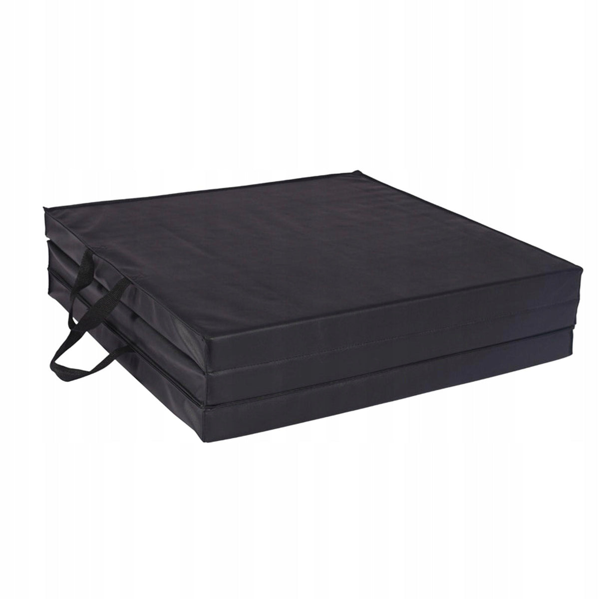 Tri Fold Folding Exercise Mat Home Gym Soft Waterproof Thick with Black Color multicolor