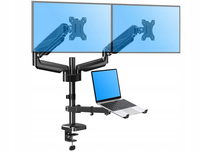 Triadyn TriMount TRD-BLK-3AL-13"-32" Desk Mount