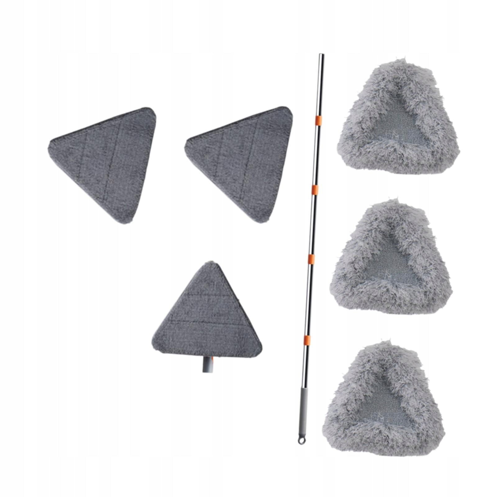 Triangle Head Floor Mop with Microfiber Pad Home Cleaning Gadget Washable Packaging status original