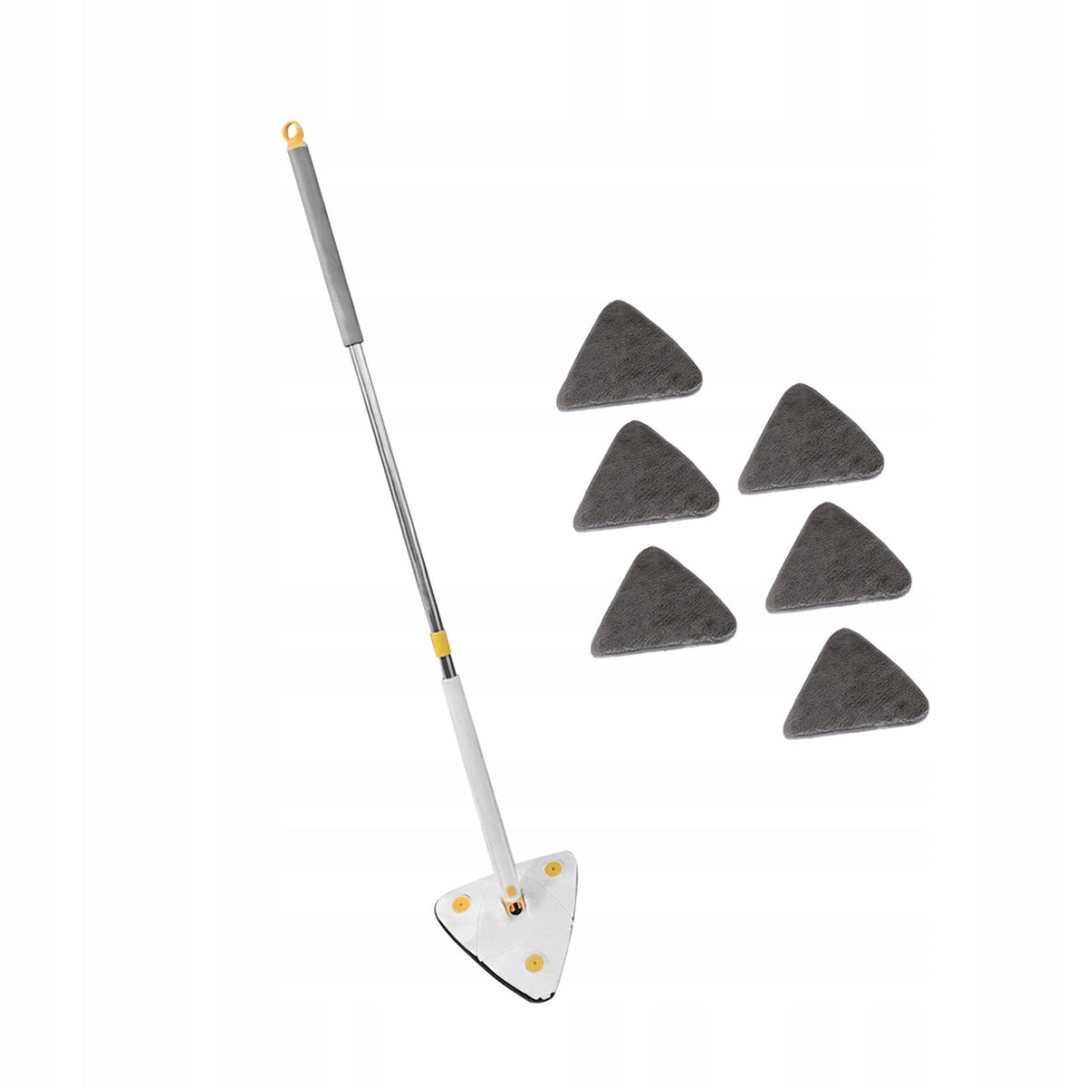 Triangle Mop Adjustable 360 Degree Rotatable Replacement White with 6 mops Brand no brand