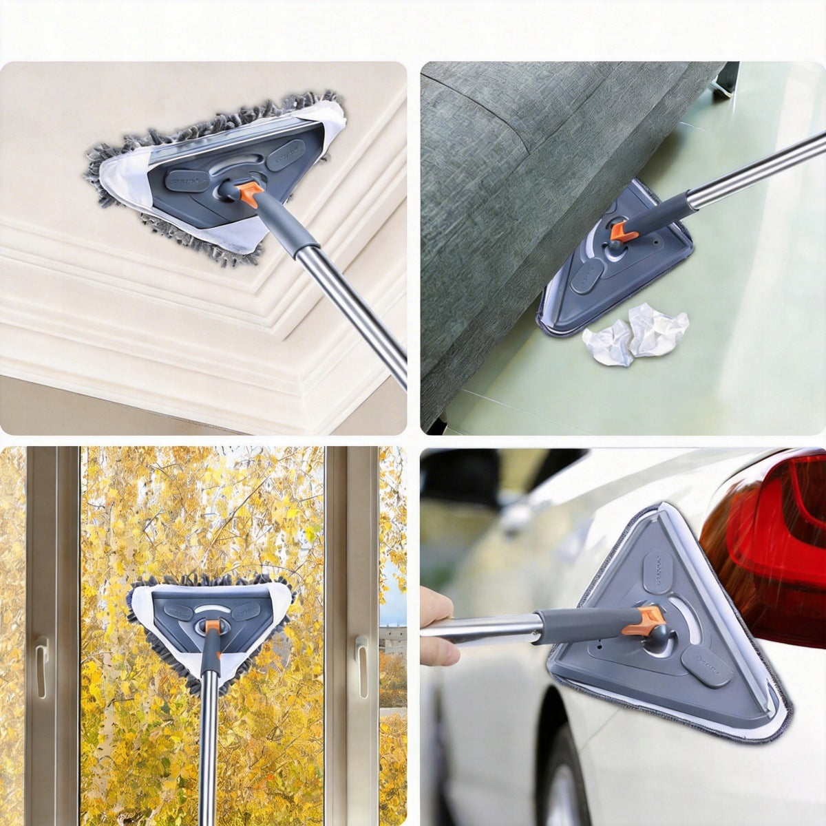 Triangle Mop with Long Handle, Triangle Mop 360 Degree for Cleaning Manufacturer code 4059227757255