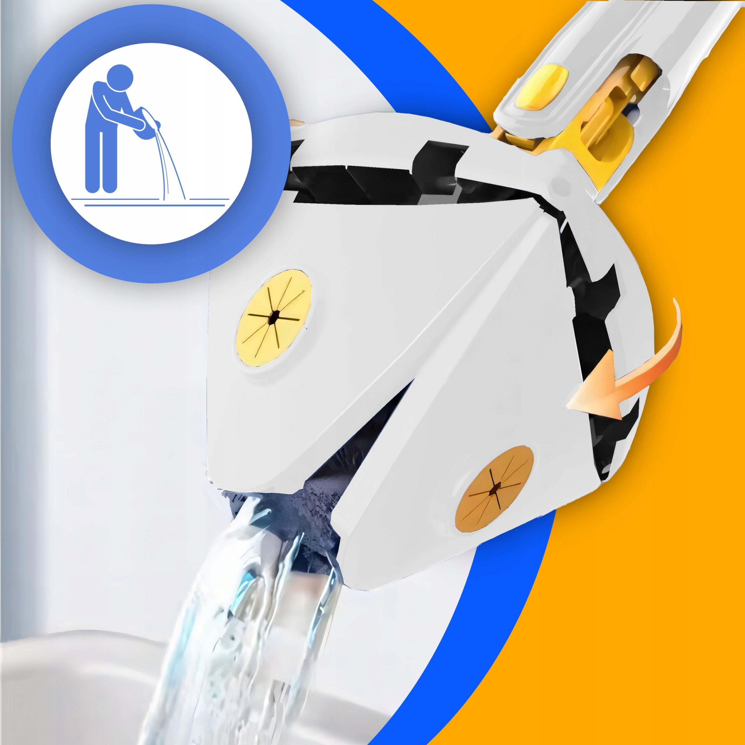 Triangular rotary mop 26.5 cm Manufacturer code OR1148