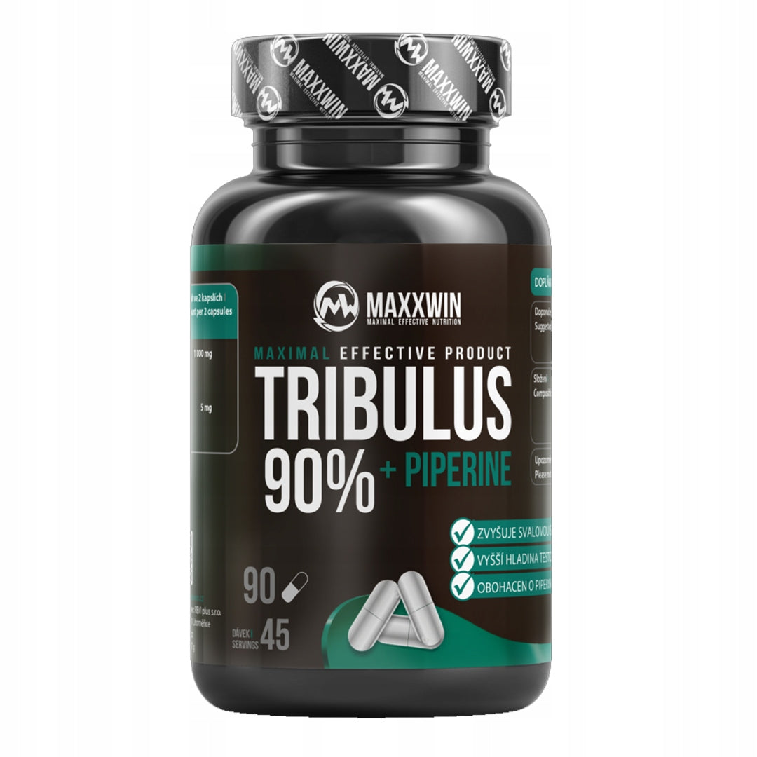 Tribulus 90% + Piperine - 90 kapslí