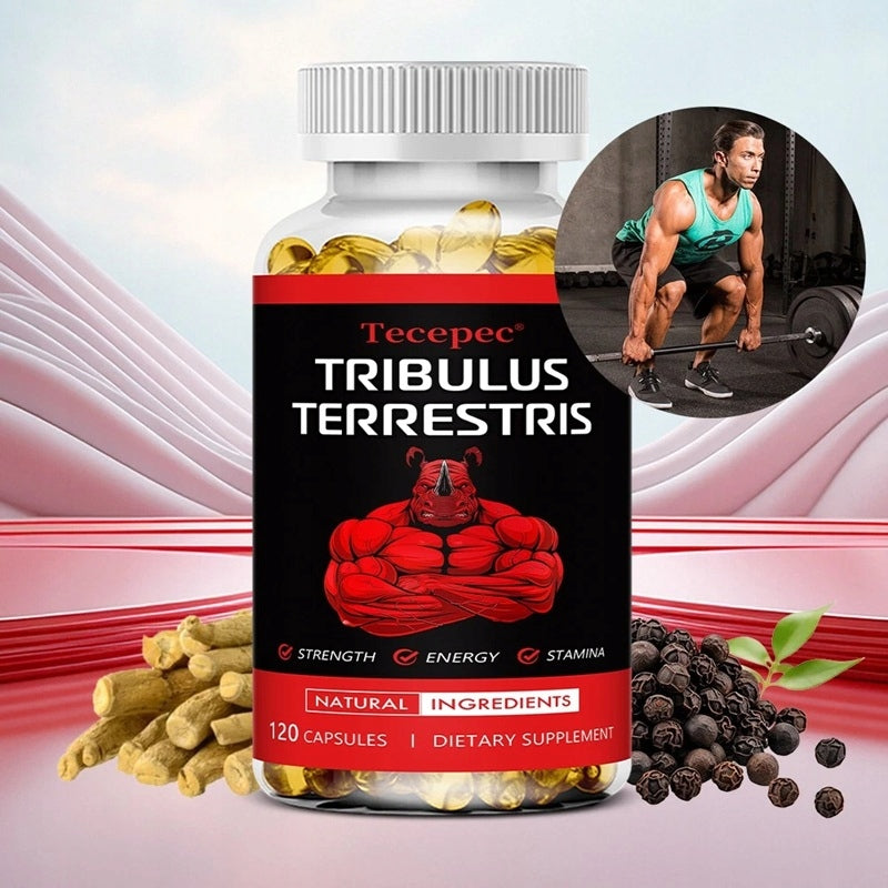 Tribulus Terrestris 6700mg Men's Supplement with Ashwagandha, Boosts Energy... Packaging status original