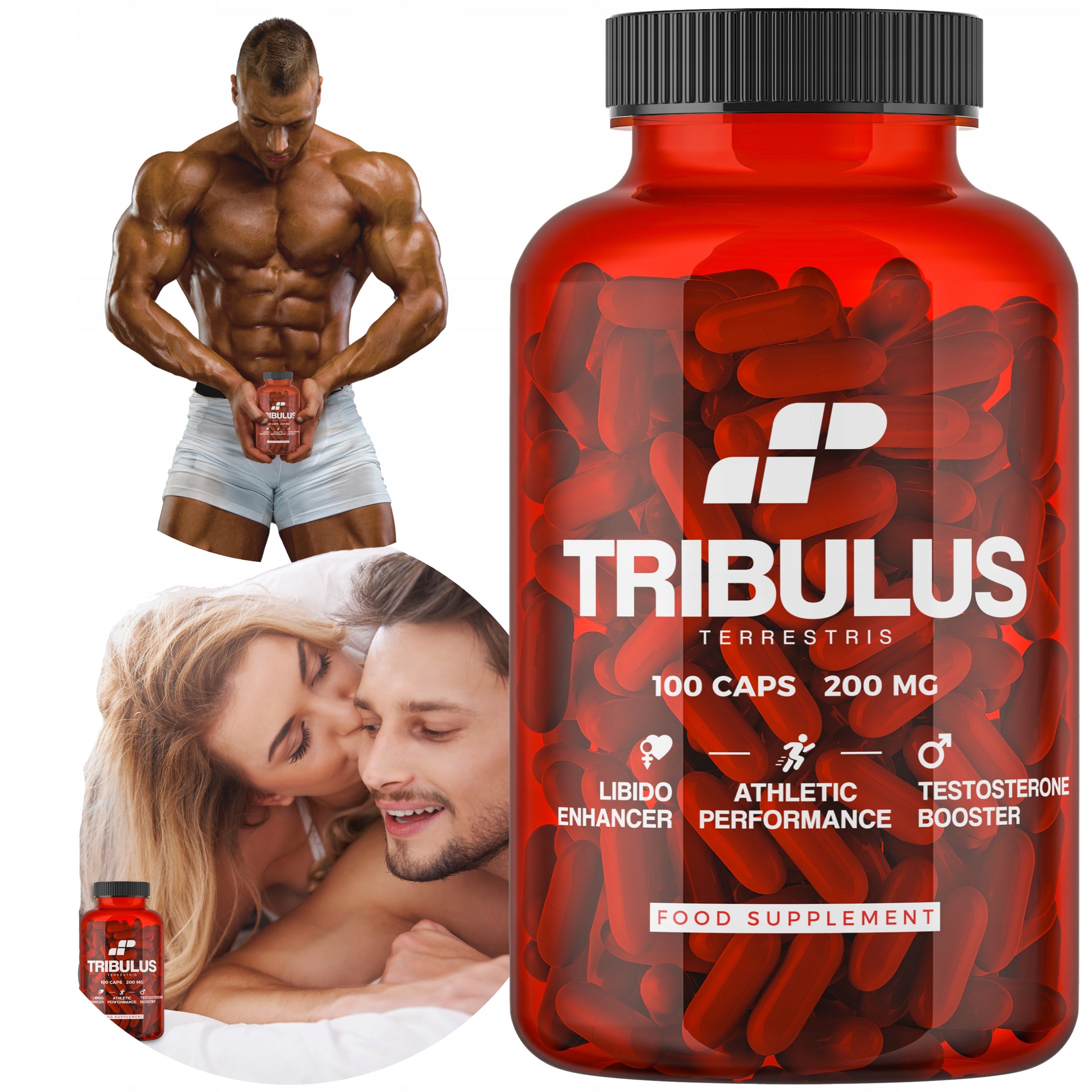 Tribulus Terrestris Mace Fruit Extract 100 kaps 95% MUSCLE POWER