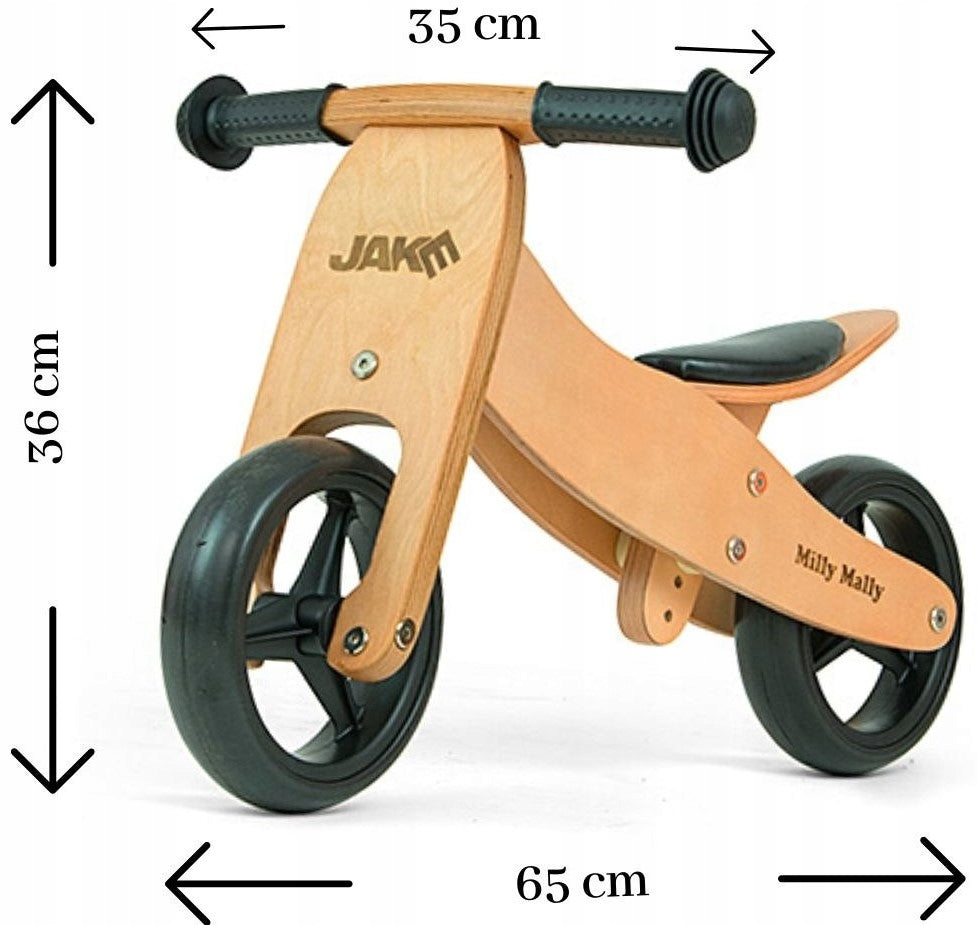 Tricycle Wooden - Gift for one-year-old child + INSCRIPTION Kid's age 12＋ months