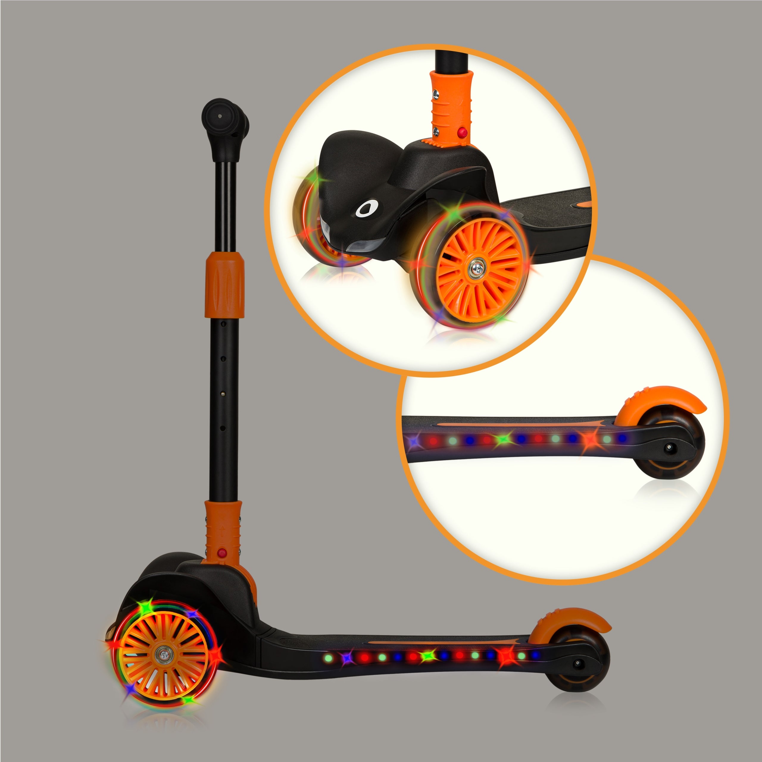 Tricycle balance scooter GLOWING LED WHEEL PLATFORM 50kg Lionelo Timmy Brand Lionelo