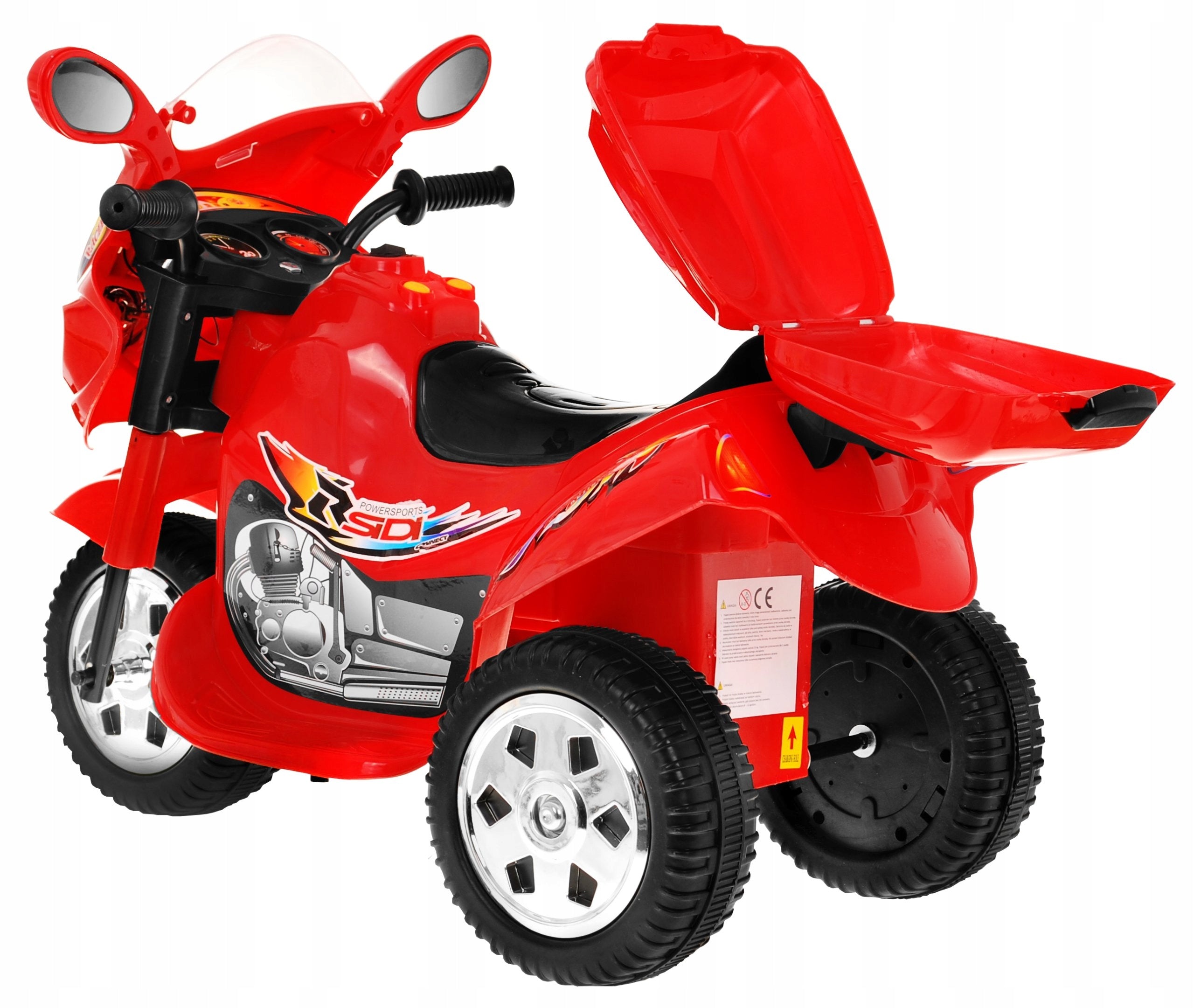 Tricycle motorbike BJX- 088 electric for the youngest Red Ramiz Brand Ramiz