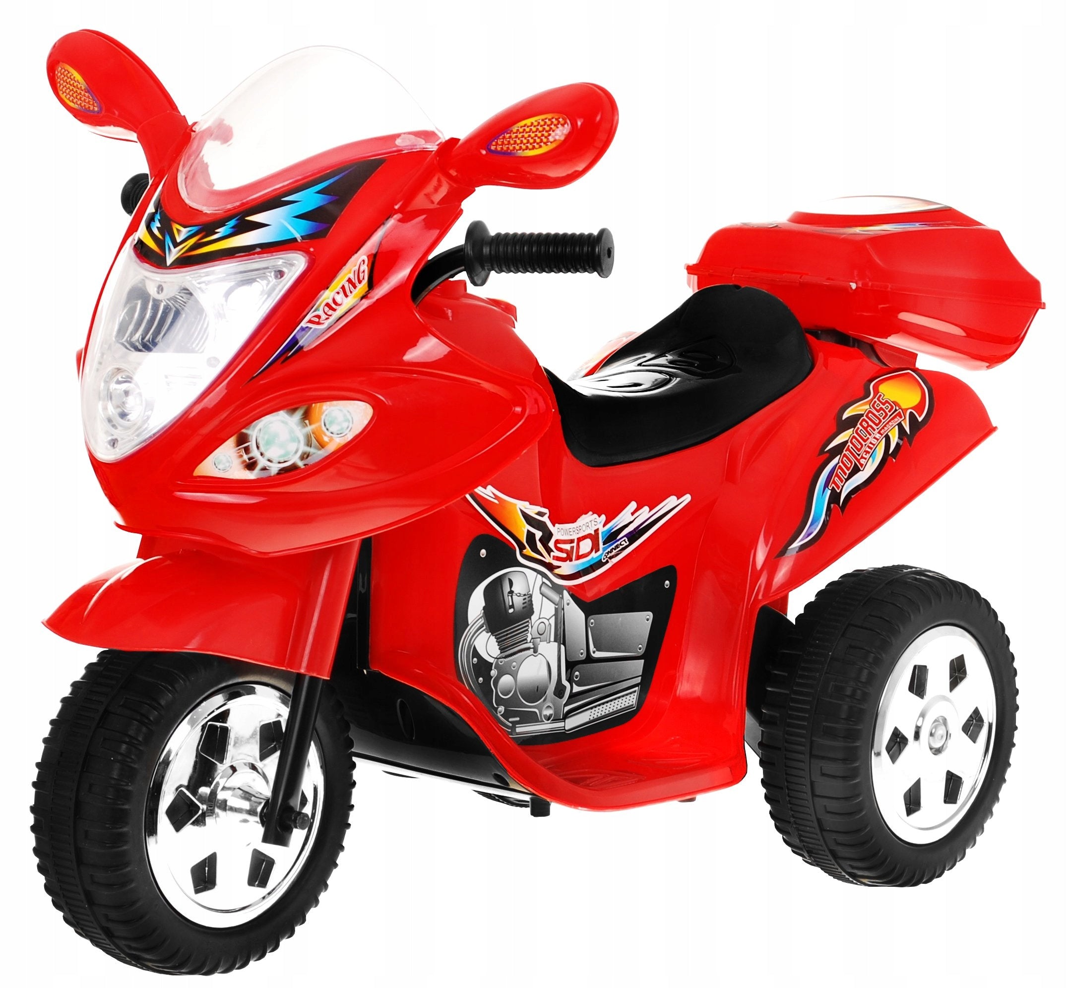 Tricycle motorbike BJX- 088 electric for the youngest Red Ramiz