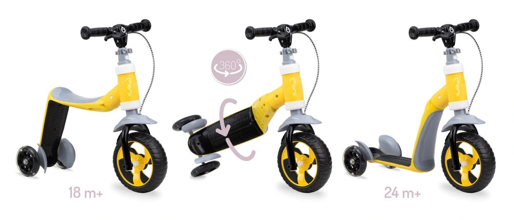 Tricycle scooter MoMi yellow Number of wheels 3