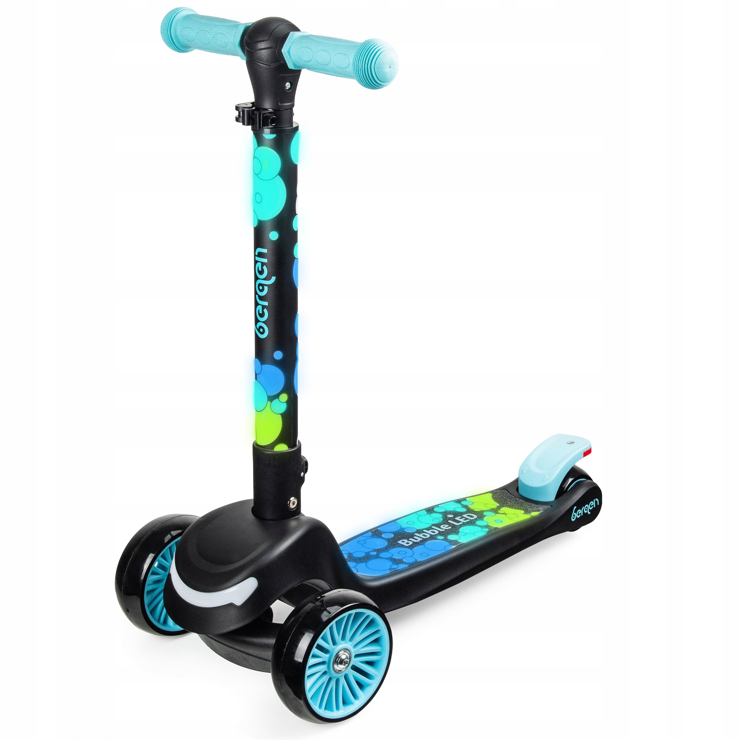 Tricycle scooter for children folding Bergen bubbleLED with lighting Packaging status original