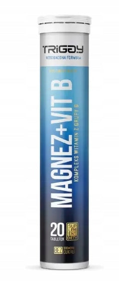 Triggy Magnesium + Vitamin B blackcurrant 20 tab. mouss. Manufacturer code 5903981073221