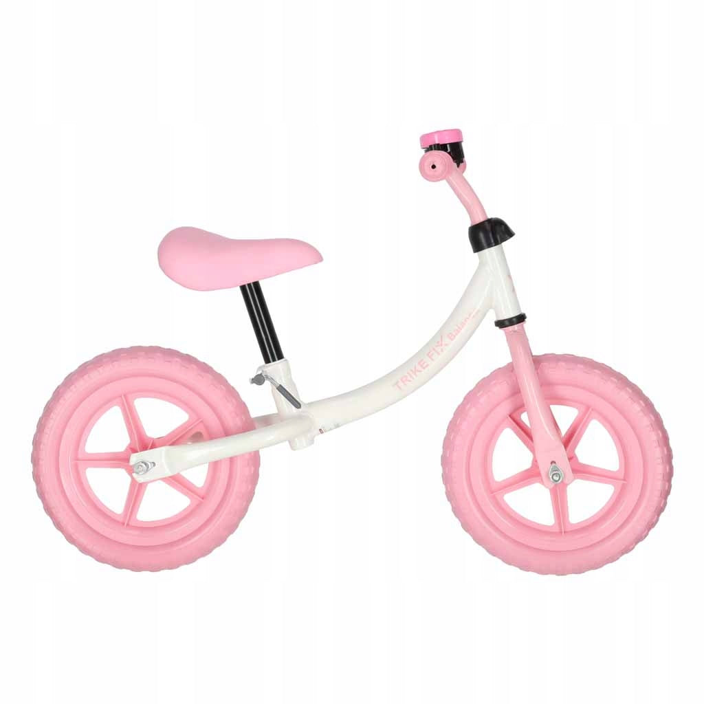 Trike Fix Balance balance bike with bell pink Color white pink