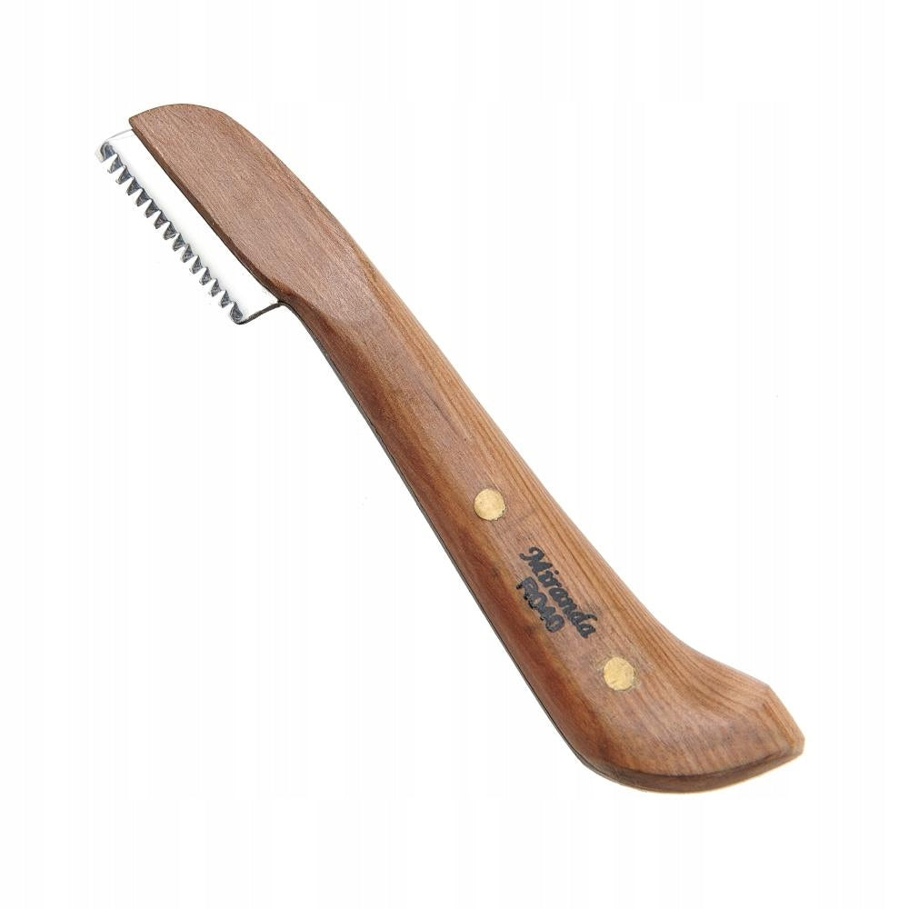 Trim Miranda R040 Coarse - trimmer with a profiled wooden handle, wide