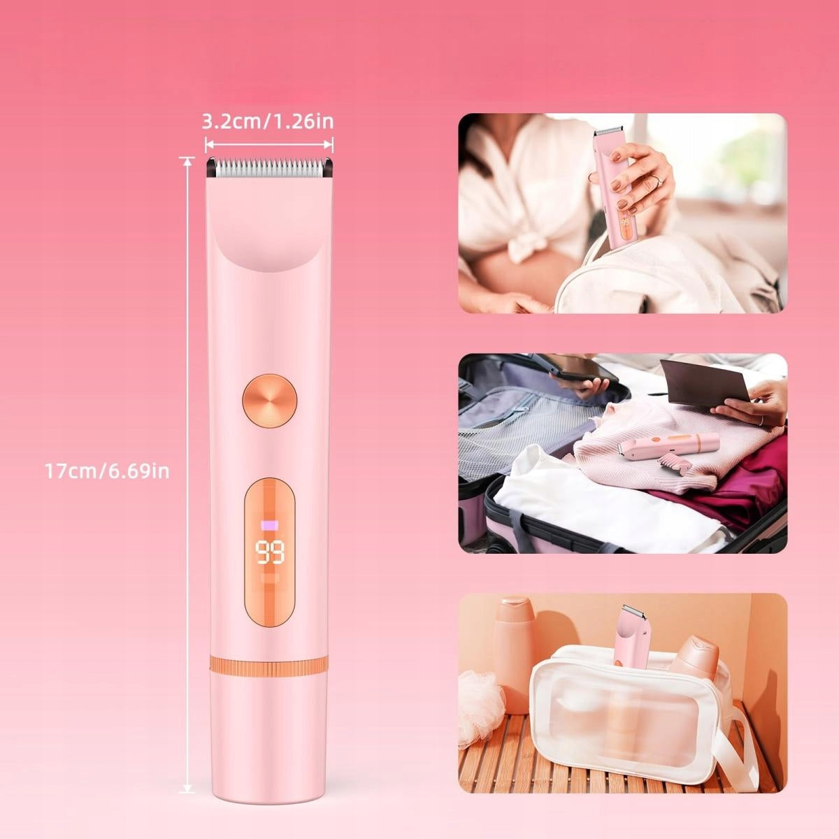 Trimmer Shaver 2in1 Women's Armpit Shaving Machine Legs Brand no brand