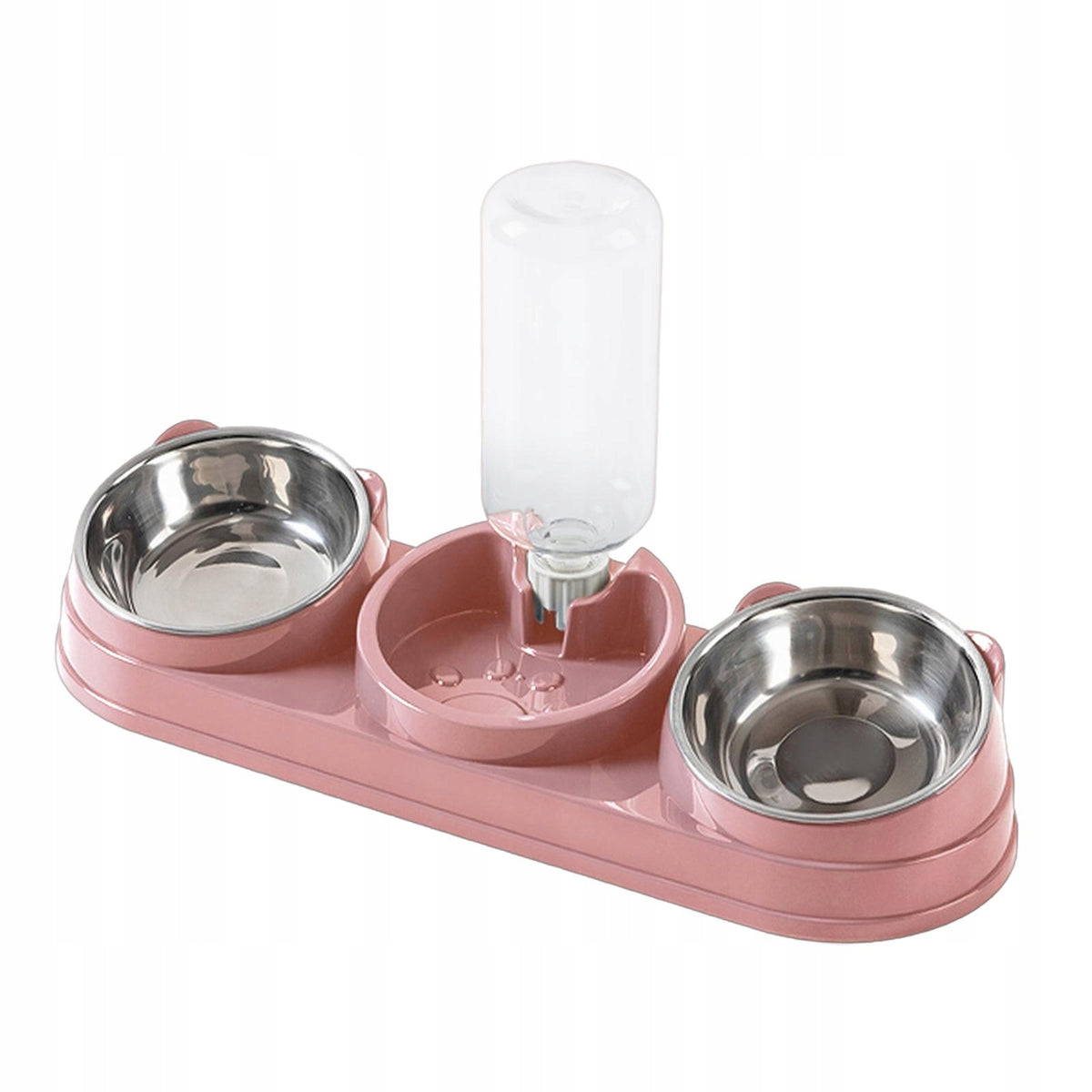Triple Cat Bowls Raised Cat Dishes Bowl Set for