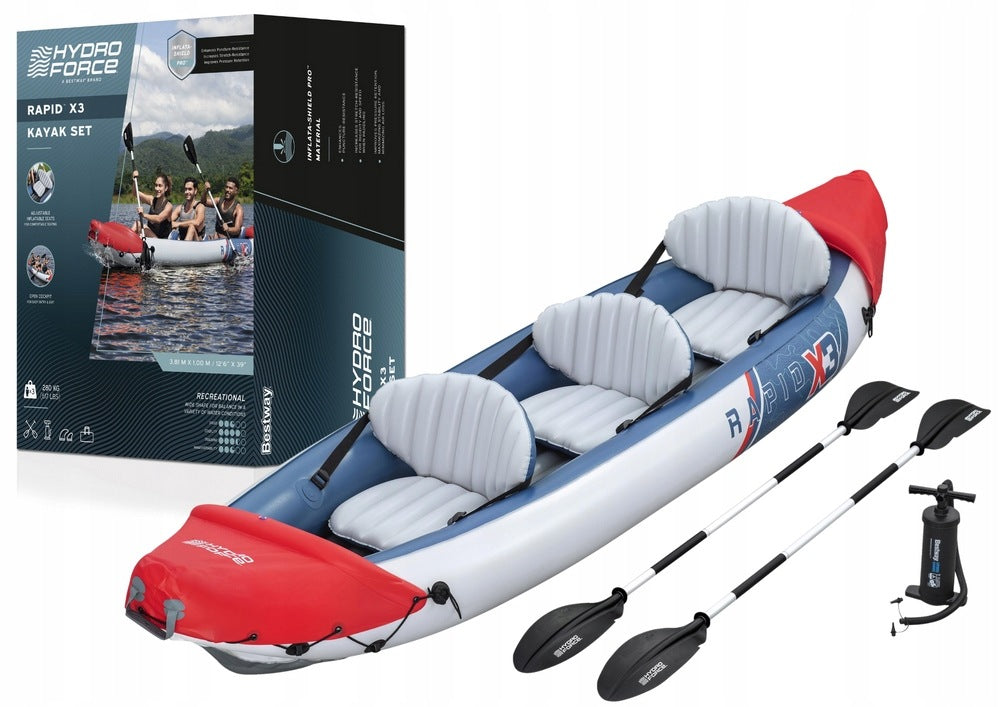 Triple Inflatable Kayak 381 x 100 cm Bestway 65132