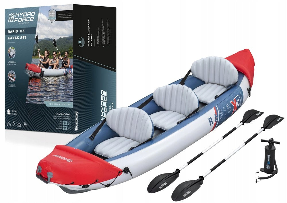Triple Inflatable Kayak 381 x 100 cm Bestway 65132