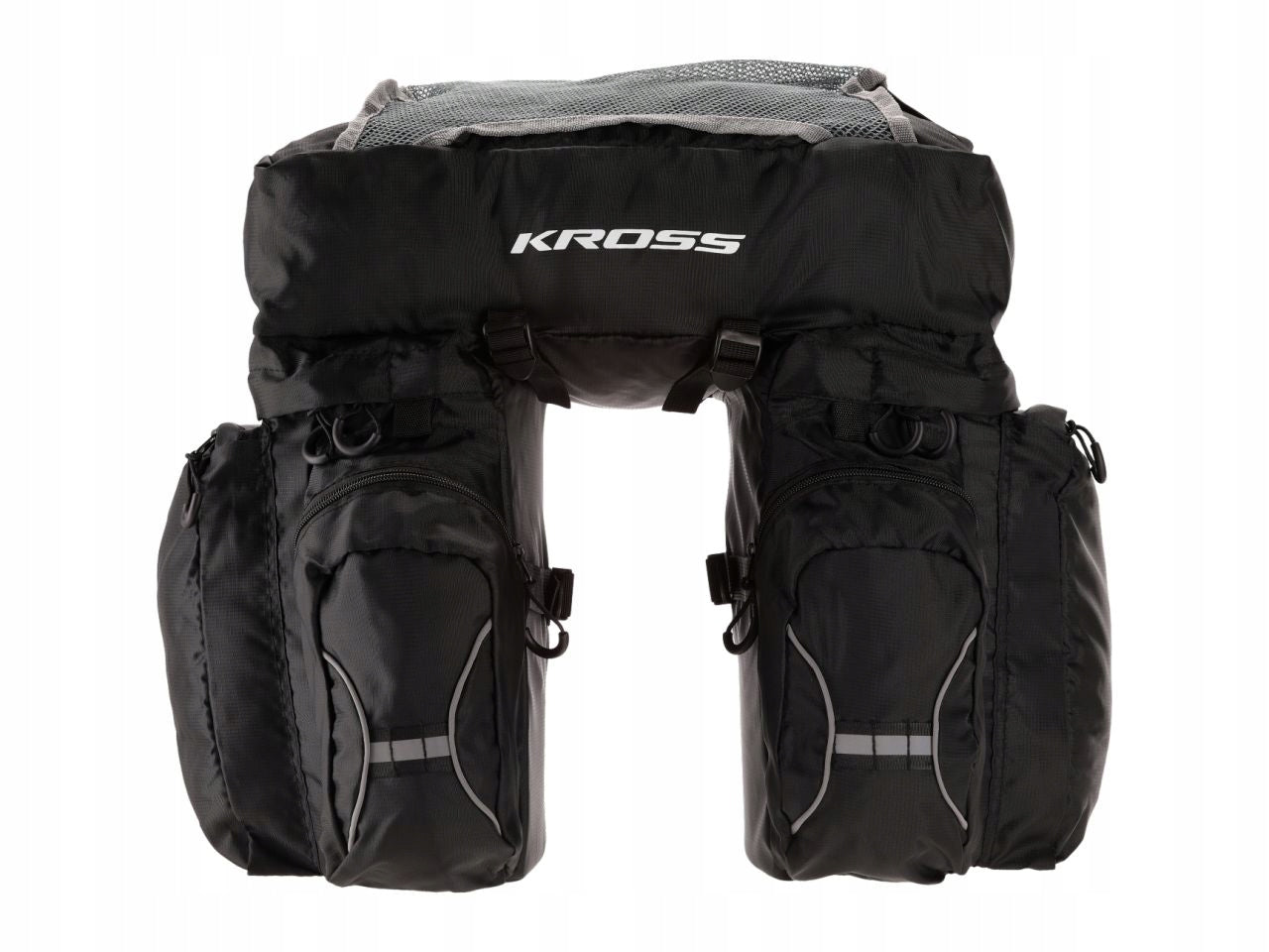 Triple bicycle pouch rear Kross Roamer Tripple 0029 32 liters Color black